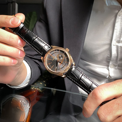 Годинник чоловічий Pagani Design PD-1689 Gold-Black-3